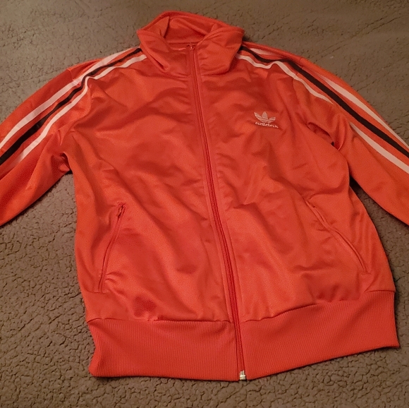 Adidas sz XL orange track jacket - Picture 1 of 1